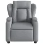 Sillón reclinable de masaje de tela gris claro de , Sillones - Ref: Foro24-372415, Precio: 256,63 €, Descuento: %