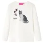 Long-sleeved off-white children's t-shirt size 140 by , Kids T-shirts - Ref: Foro24-14093, Price: 12,05 €, Discount: %