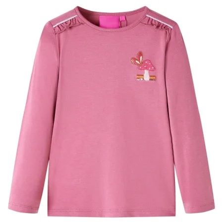 Langärmeliges Kinder-T-Shirt in der Himbeerfarbe 92 von , Kinder-T-Shirts - Ref: Foro24-14244, Preis: 8,32 €, Rabatt: %