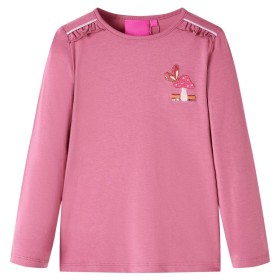 Langarm-Kinder-T-Shirt in der Himbeerfarbe 116 von , Kinder-T-Shirts - Ref: Foro24-14246, Preis: 8,41 €, Rabatt: %