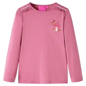 Langarm-Kinder-T-Shirt in der Himbeerfarbe 116 von , Kinder-T-Shirts - Ref: Foro24-14246, Preis: 8,32 €, Rabatt: %