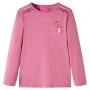 Camiseta infantil de manga larga color frambuesa 116 de , Camisetas para niños - Ref: Foro24-14246, Precio: 8,32 €, Descuento: %