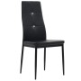 Esszimmerstühle 4 Einheiten aus schwarzem Kunstleder von vidaXL, Essstühle - Ref: Foro24-246188, Preis: 151,10 €, Rabatt: %