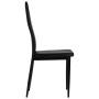 Dining chairs 4 units black synthetic leather by vidaXL, dining chairs - Ref: Foro24-246188, Price: 151,10 €, Discount: %