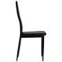 Dining chairs 4 units black synthetic leather by vidaXL, dining chairs - Ref: Foro24-246188, Price: 148,59 €, Discount: %