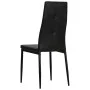 Dining chairs 4 units black synthetic leather by vidaXL, dining chairs - Ref: Foro24-246188, Price: 148,59 €, Discount: %