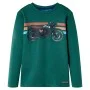 Langärmeliges grünes Kinder-T-Shirt 116 von , Kinder-T-Shirts - Ref: Foro24-12646, Preis: 8,75 €, Rabatt: %