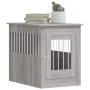 Engineered wood dog crate in Sonoma gray, 55x80x68 cm by , Dog kennels - Ref: Foro24-838328, Price: 87,89 €, Discount: %
