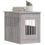 Hundekäfig aus grauem Holzwerkstoff Sonoma 55x80x68 cm von , Hundehütten - Ref: Foro24-838328, Preis: 89,27 €, Rabatt: %
