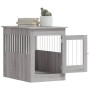 Engineered wood dog crate in Sonoma gray, 55x80x68 cm by , Dog kennels - Ref: Foro24-838328, Price: 89,27 €, Discount: %