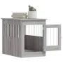 Engineered wood dog crate in Sonoma gray, 55x80x68 cm by , Dog kennels - Ref: Foro24-838328, Price: 87,89 €, Discount: %