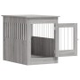 Engineered wood dog crate in Sonoma gray, 55x80x68 cm by , Dog kennels - Ref: Foro24-838328, Price: 89,27 €, Discount: %