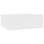 Mesita de noche flotante madera contrachapada blanco 40x30x15cm de vidaXL, Mesitas de noche - Ref: Foro24-800306, Precio: 41,...