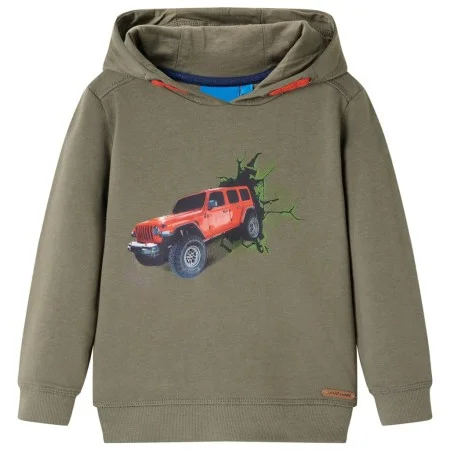 Khaki Kinder Hoodie 104 von , Kinder-T-Shirts - Ref: Foro24-13385, Preis: 12,37 €, Rabatt: %
