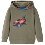 Child's hooded sweatshirt in khaki color, size 104 by , Kids T-shirts - Ref: Foro24-13385, Price: 12,49 €, Discount: %