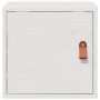Armarios de pared 2 uds madera maciza pino blanco 31,5x30x30 cm