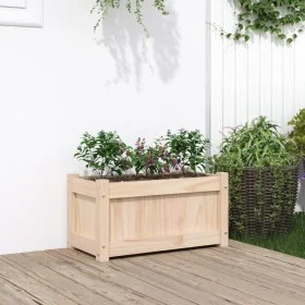 Pflanzkübel aus massivem Kiefernholz 60x31x31 cm von , Töpfe und Pflanzgefäße - Ref: Foro24-837439, Preis: 37,74 €, Rabatt: %