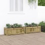 Outdoor planters 2 units made of impregnated pine wood by , Pots and planters - Ref: Foro24-837458, Price: 117,65 €, Discount: %