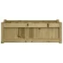 Outdoor planters 2 units made of impregnated pine wood by , Pots and planters - Ref: Foro24-837458, Price: 110,40 €, Discount: %