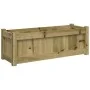 Outdoor planters 2 units made of impregnated pine wood by , Pots and planters - Ref: Foro24-837458, Price: 110,40 €, Discount: %