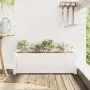 Pflanzkübel aus massivem Kiefernholz weiß 90x31x31 cm von , Töpfe und Pflanzgefäße - Ref: Foro24-837451, Preis: 55,81 €, Raba...