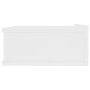 Mesita de noche flotante madera contrachapada blanco 40x30x15cm de vidaXL, Mesitas de noche - Ref: Foro24-800306, Precio: 41,...