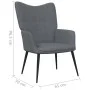 Dark Gray Fabric Relaxation Chair by , Armchairs - Ref: Foro24-327942, Price: 99,96 €, Discount: %