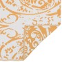 Alfombra de exterior ARAKIL naranja y blanca 190x290 cm PP