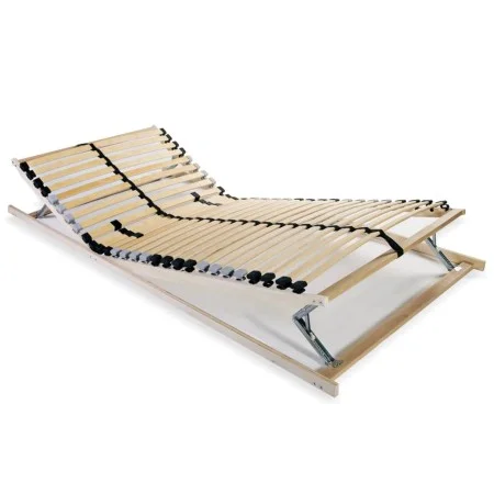 Slatted bed base with 28 slats 7 regions 80x200 cm by vidaXL, Beds and slatted bases - Ref: Foro24-246456, Price: 104,83 €, D...