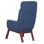 Blue fabric relaxation armchair by , Armchairs - Ref: Foro24-341163, Price: 117,52 €, Discount: %