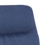 Blue fabric relaxation armchair by , Armchairs - Ref: Foro24-341163, Price: 117,52 €, Discount: %