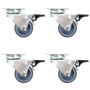 Doppelte Lenkräder mit Doppelbremsen 4 Einheiten 50 mm von , Materialhandhabung - Ref: Foro24-143439, Preis: 18,86 €, Rabatt: %