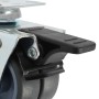Doppelte Lenkräder mit Doppelbremsen 4 Einheiten 50 mm von , Materialhandhabung - Ref: Foro24-143439, Preis: 18,86 €, Rabatt: %