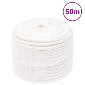 Cuerda de barco polipropileno blanco intenso 12 mm 50 m