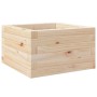 Jardinera de madera maciza de pino 40x40x23 cm