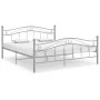 Estructura de cama de metal gris 160x200 cm de , Camas y somieres - Ref: Foro24-325002, Precio: 149,17 €, Descuento: %