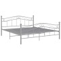 Estructura de cama de metal gris 160x200 cm de , Camas y somieres - Ref: Foro24-325002, Precio: 143,48 €, Descuento: %