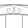 Estructura de cama de metal gris 160x200 cm de , Camas y somieres - Ref: Foro24-325002, Precio: 143,48 €, Descuento: %