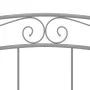 Estructura de cama de metal gris 160x200 cm de , Camas y somieres - Ref: Foro24-325002, Precio: 149,17 €, Descuento: %