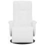 White synthetic leather recliner with footrest by , Armchairs - Ref: Foro24-356510, Price: 233,35 €, Discount: %