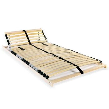 Slatted bed base with 28 slats 7 regions 90x200 cm by vidaXL, Beds and slatted bases - Ref: Foro24-246451, Price: 103,88 €, D...