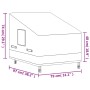 Oxford 600D Beige Gartensesselbezug 79x97x48/74 cm von , Abdeckungen für Gartenmöbel - Ref: Foro24-359669, Preis: 32,31 €, Ra...