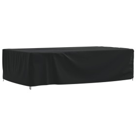 Cubierta para muebles de jardín Oxford 420D negro 315x180x74 cm