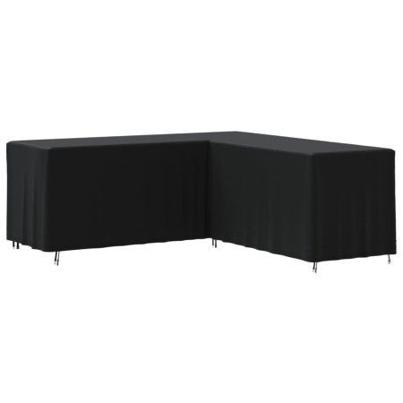 L-förmiger Sofabezug Oxford 420D Schwarz 254x254x80cm von , Abdeckungen für Gartenmöbel - Ref: Foro24-359657, Preis: 47,89 €,...
