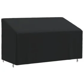3-seater bench cover Oxford 420D black 175x85x68/94 cm by , Garden furniture covers - Ref: Foro24-359660, Price: 38,84 €, Dis...