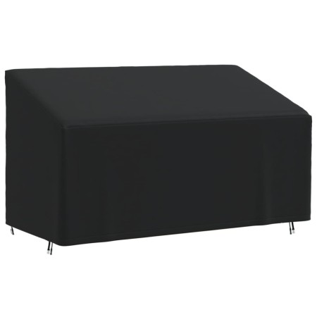 3-seater bench cover Oxford 420D black 175x85x68/94 cm by , Garden furniture covers - Ref: Foro24-359660, Price: 39,85 €, Dis...