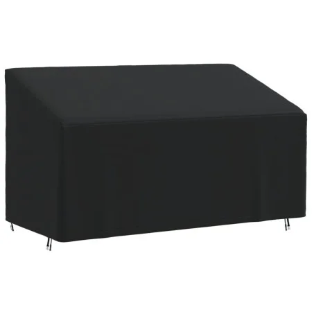 3-seater bench cover Oxford 420D black 175x85x68/94 cm by , Garden furniture covers - Ref: Foro24-359660, Price: 38,84 €, Dis...