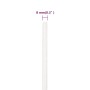 Intense white polypropylene boat rope 8 mm 25 m by , Ropes and metal cords - Ref: Foro24-152554, Price: 13,02 €, Discount: %