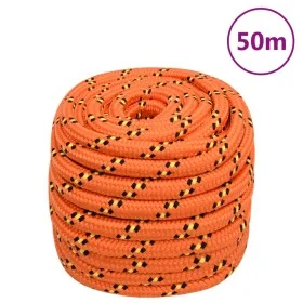 Orangefarbenes Polypropylen-Bootsseil 20 mm 50 m von , Seile und Metallschnüre - Ref: Foro24-152686, Preis: 66,99 €, Rabatt: %