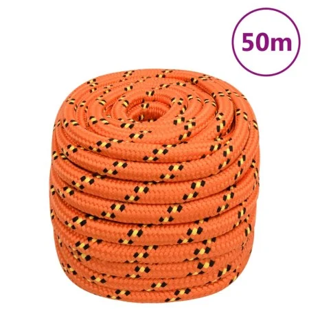 Orangefarbenes Polypropylen-Bootsseil 20 mm 50 m von , Seile und Metallschnüre - Ref: Foro24-152686, Preis: 68,23 €, Rabatt: %